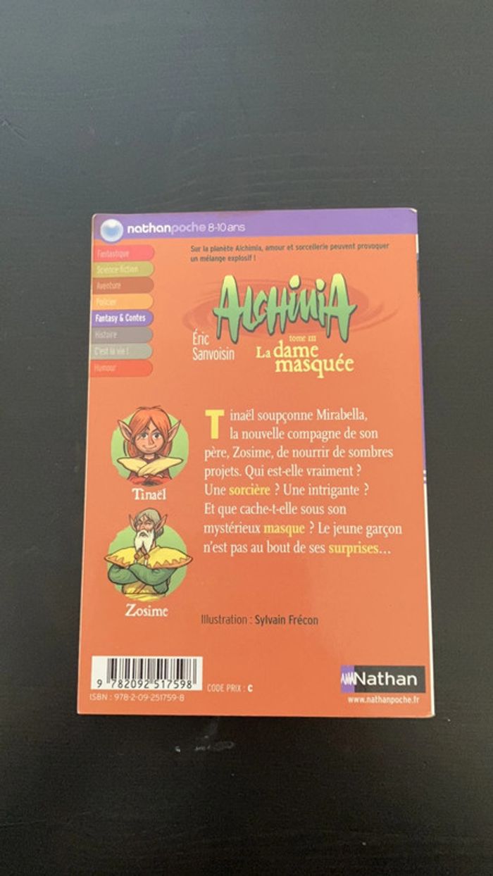 Lot 2 Livres. Nathan Poche . Alchimia. - photo numéro 6