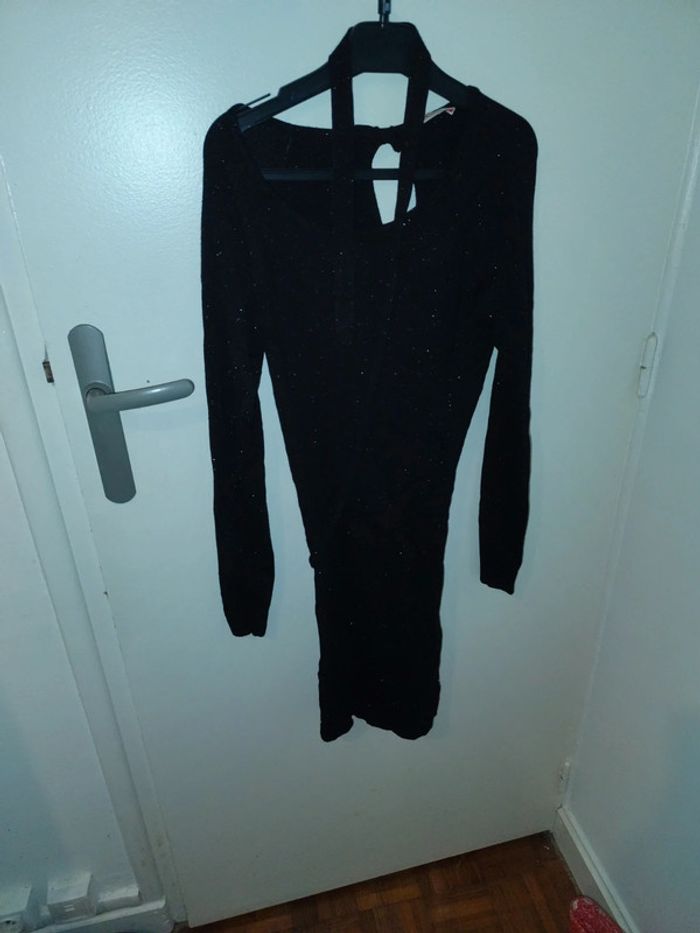 Robe pailleté noir