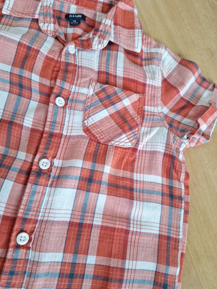 Chemise manches courtes taille 6 ans - photo numéro 2