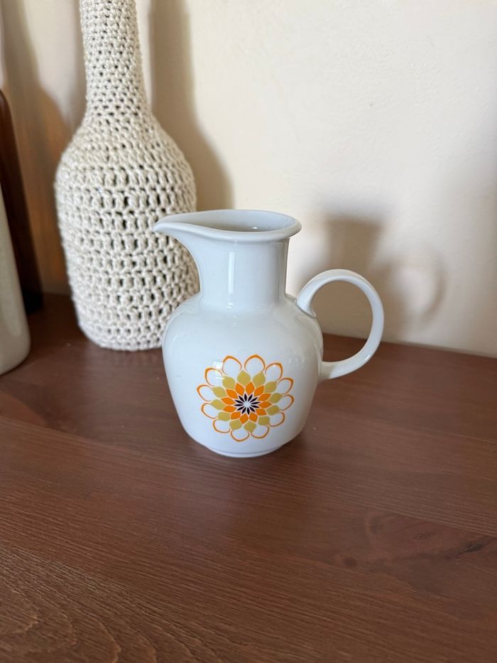 Crémier motif floral médaillon alpin - photo numéro 5