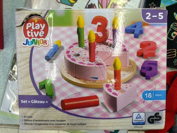 Jouet en bois gâteau d'anniversaire Playtive Achat occasion