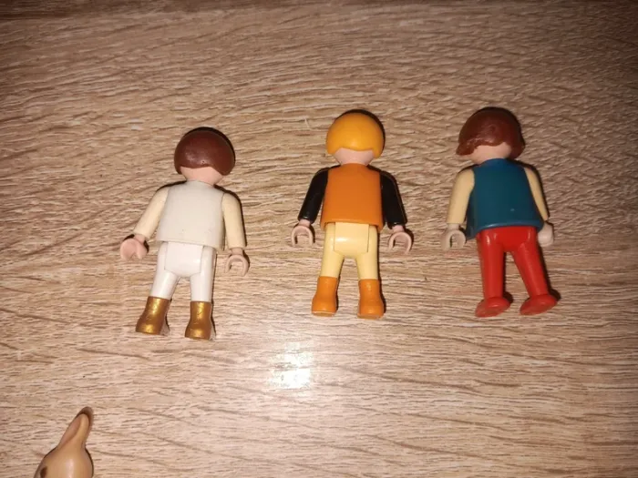 Lot de 3 figurines enfant vintage Playmobil années 80 - photo numéro 2