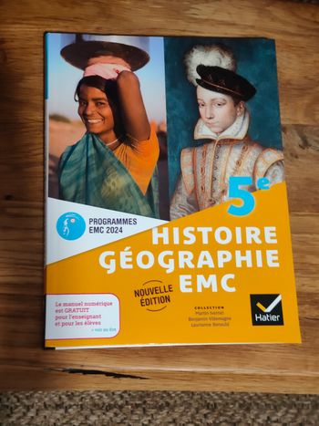 Manuel histoire géographie EMC 5e