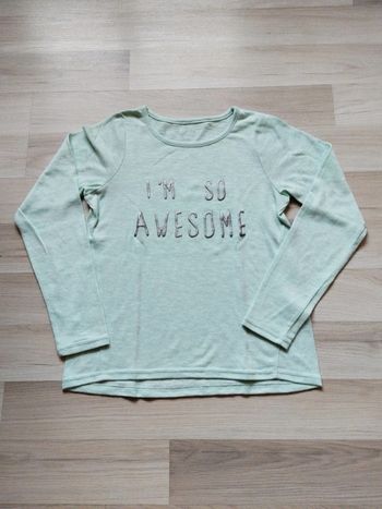 Pull fin écriture en relief