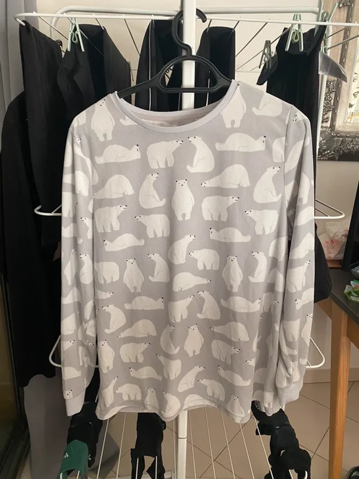 Haut de pyjama Primark motif ours polaire