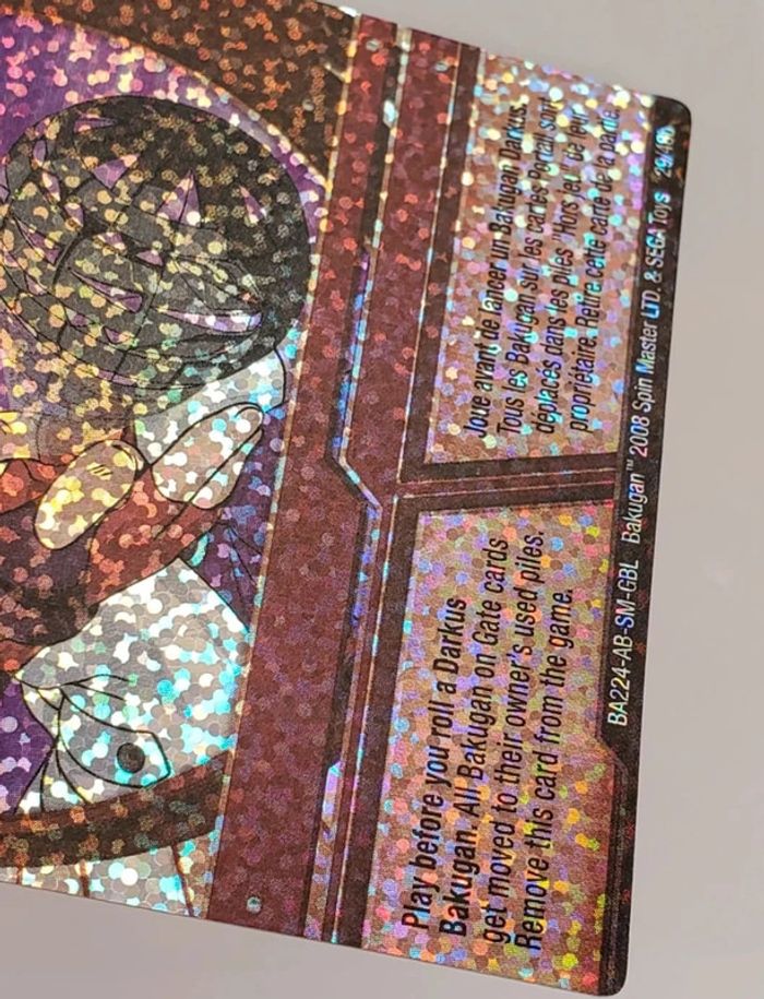 5 Bakugan Battle Brawlers Cards foil / cartes holographiques - photo numéro 9