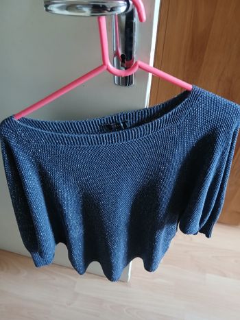 Vends pull bleu brillant