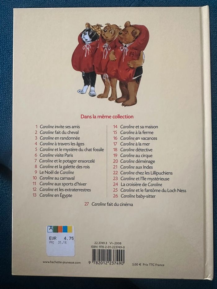 Livre rare La Croisière de Caroline bateau cigogne bd album collection ancien - photo numéro 2