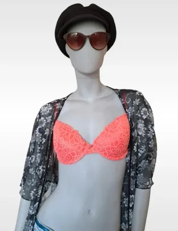 Soutien gorge orangé