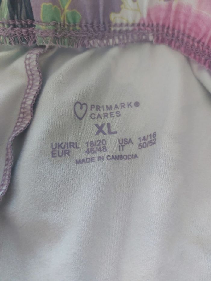 Shorts d intérieur  mauve  avec dentelles grande taille - photo numéro 3
