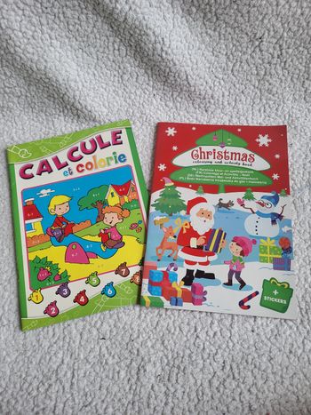 Lot de 2 coloriages et activités enfant