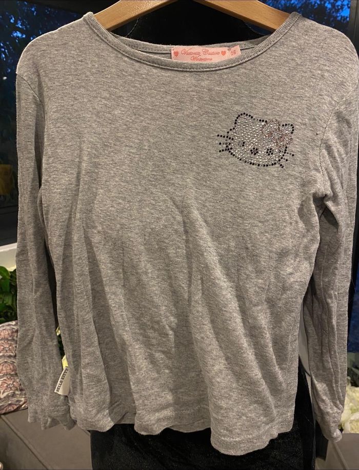 Tee shirt Victoria couture 6 ans strass hello kitty - photo numéro 2