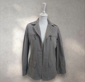 Veste en coton grise avec poches taille S