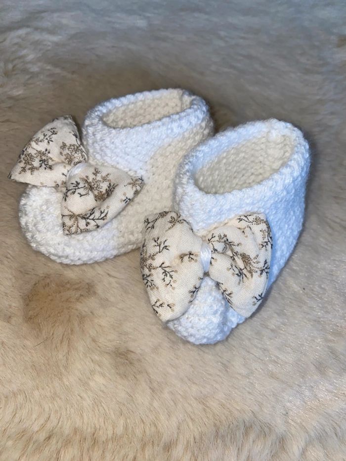 Chaussons bébé filles - photo numéro 1