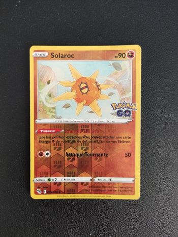 Carte Pokémon Reverse Solaroc Pokémon Go