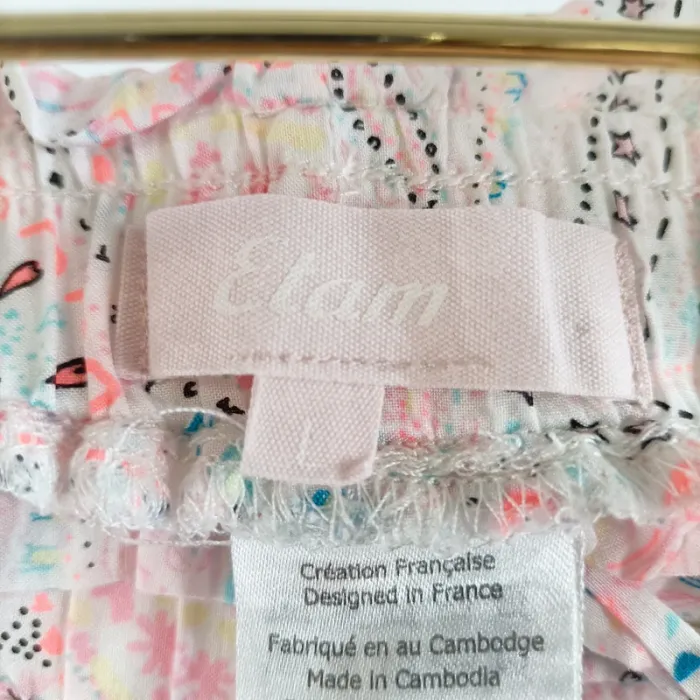 Pantalon fluide imprimé paisley Etam taille 38 100% viscose A1440 - photo numéro 8