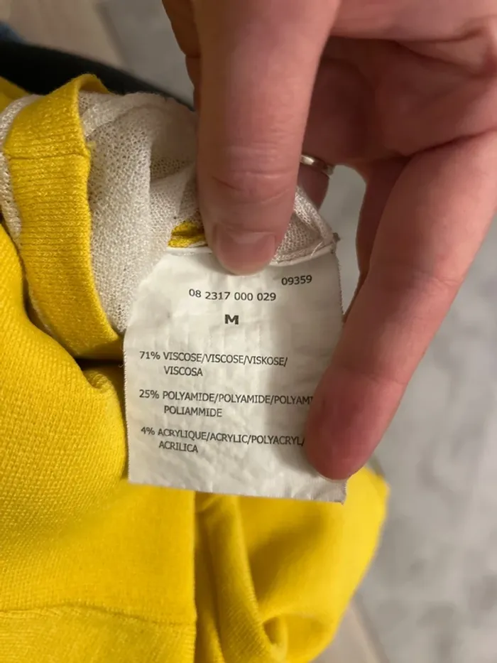 Pull d’été jaune « la halle » - photo numéro 3