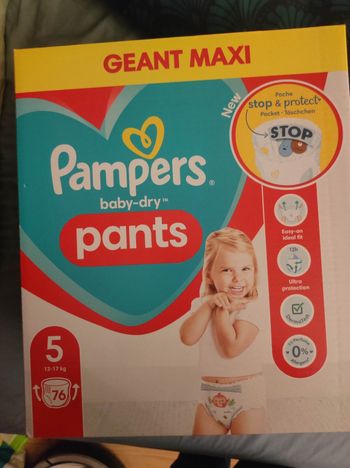 Couche pampers pants taille 5