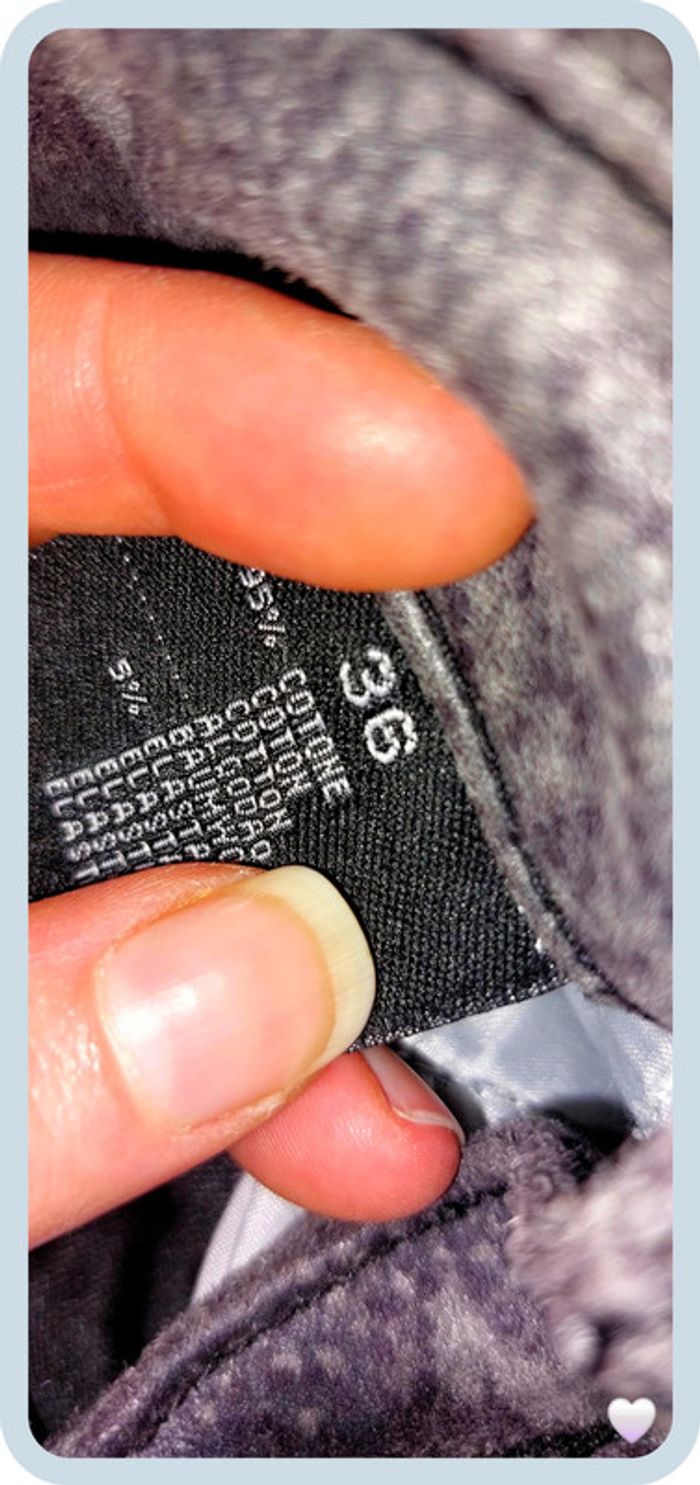 jeans taille 36 style peau de pêche - photo numéro 3