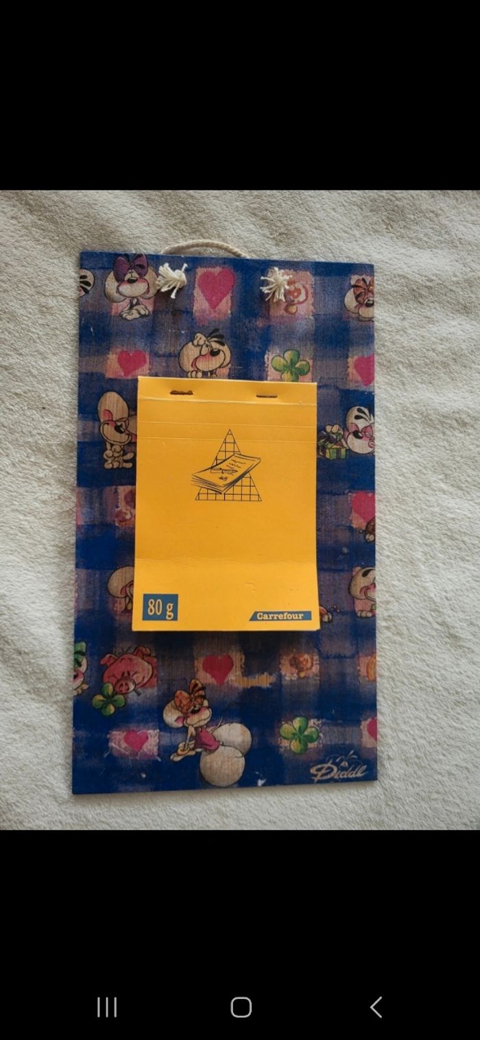 Magnifique bloc note Diddl