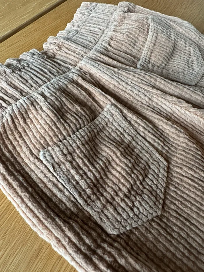 Short marron clair en velours côtelé - Taille 3 Ans - photo numéro 6