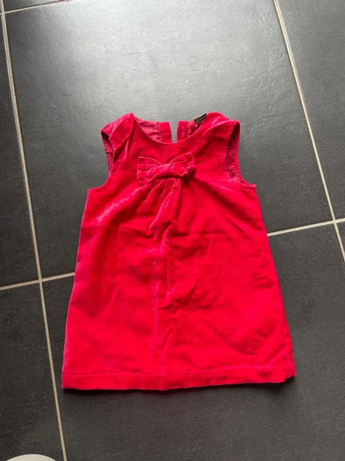 Robe velours 12 mois