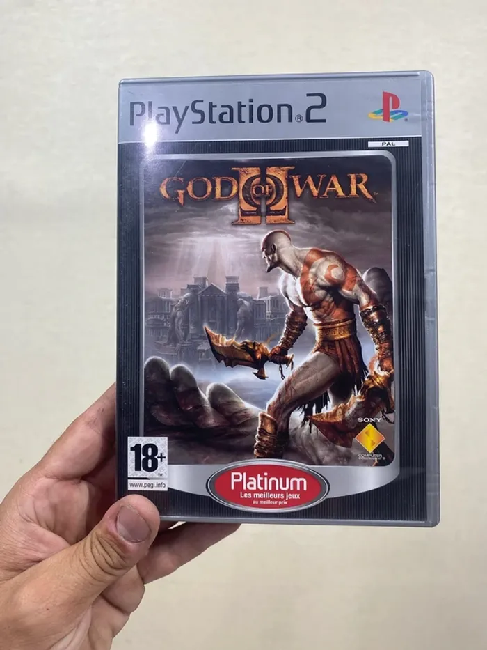 🎮 Jeu God of War II - PlayStation 2 (version Platinum)