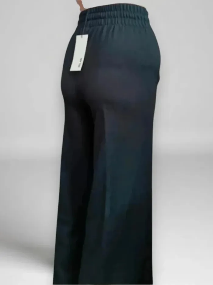 Pantalon  BELAIR chic et décontracté coupe droite jambe large flare ,taille ajustable - photo numéro 6
