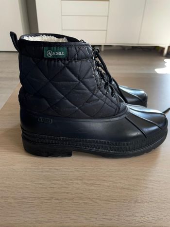 Bottes de neige AIGLE noires taille 42 excellent état