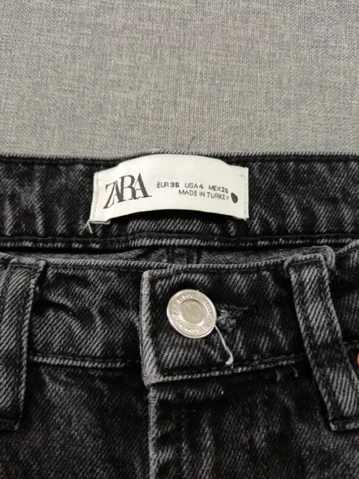 C63 jeans noir Zara 36 - photo numéro 3
