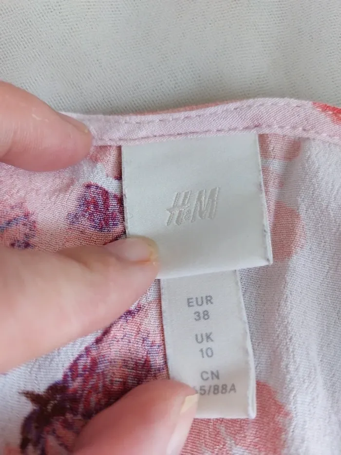 Robe d'été H&M – M – Blanc Fleuri – État : Excellent - photo numéro 4