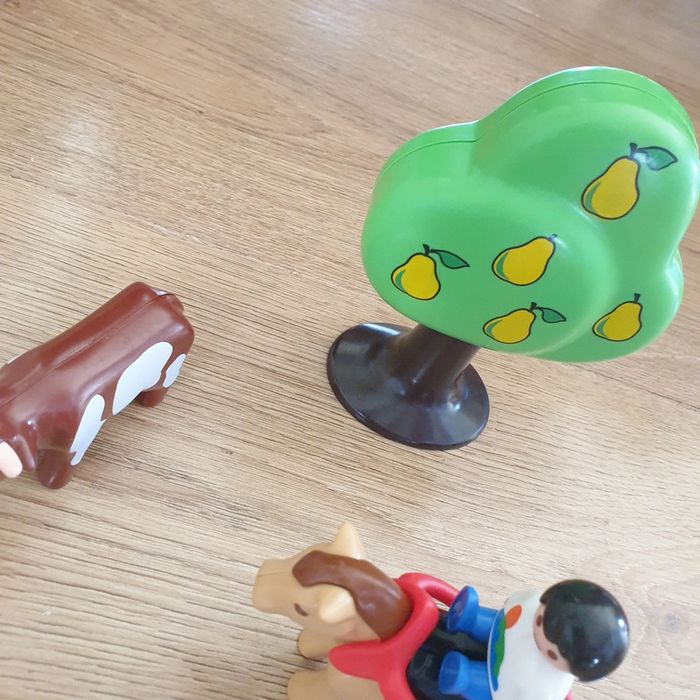 ⭐ Playmobil 123 Enfants charrette animaux #emyfleury_jouets - photo numéro 3