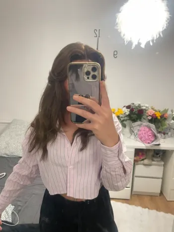 Pull& Besr Crop Hemd