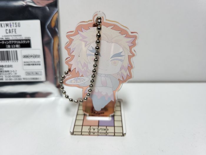 Demon Slayer Porte Clé Key Chain Kimetsu Cafe Rengoku - photo numéro 2