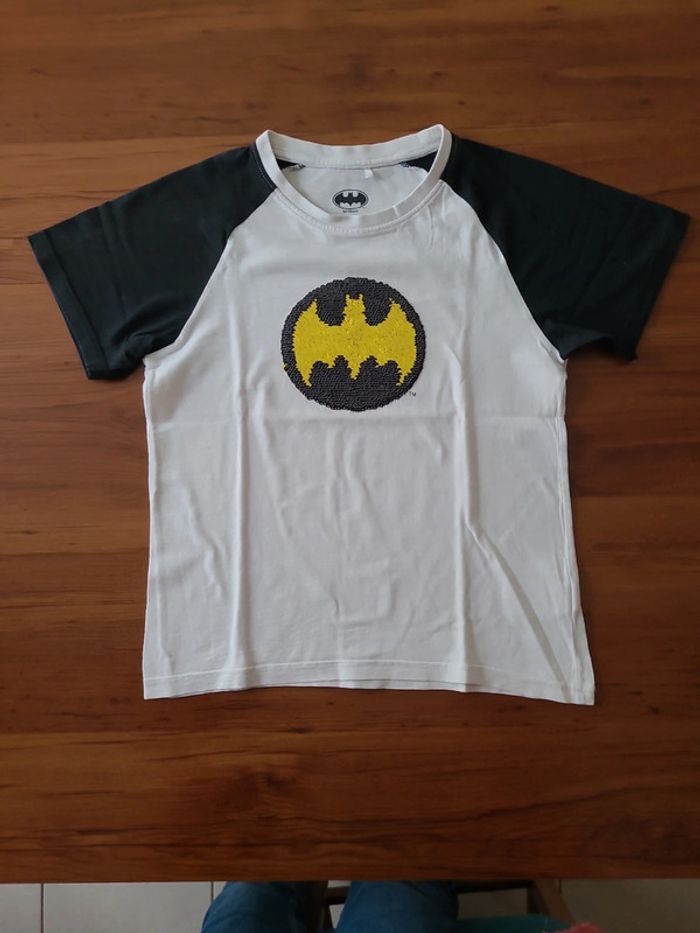 Tshirt mc avec sequin batman - photo numéro 2
