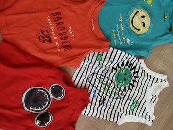 Lot 4 débardeurs bébé garçon