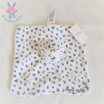 Doudou plat Mon petit chat blanc gris Du Pareil Au Même DPAM