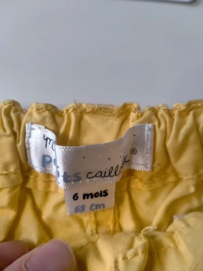 Lot de 2 shorts bébé Marque Mes Petits Cailloux - photo numéro 3