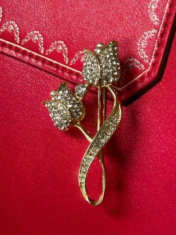 Ravissante, Broche, tulipes