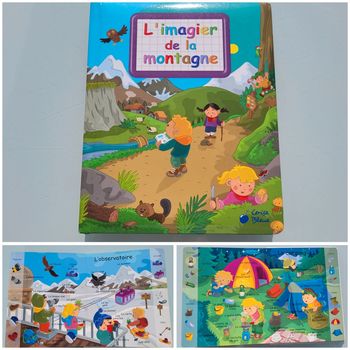 Livre tout-carton, couverture mousse 🦫 L'imagier de la Montagne 🏔 41