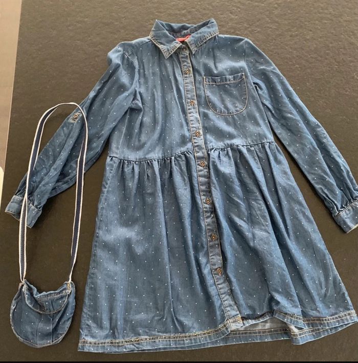 Robe jeans mi-saison 8ans