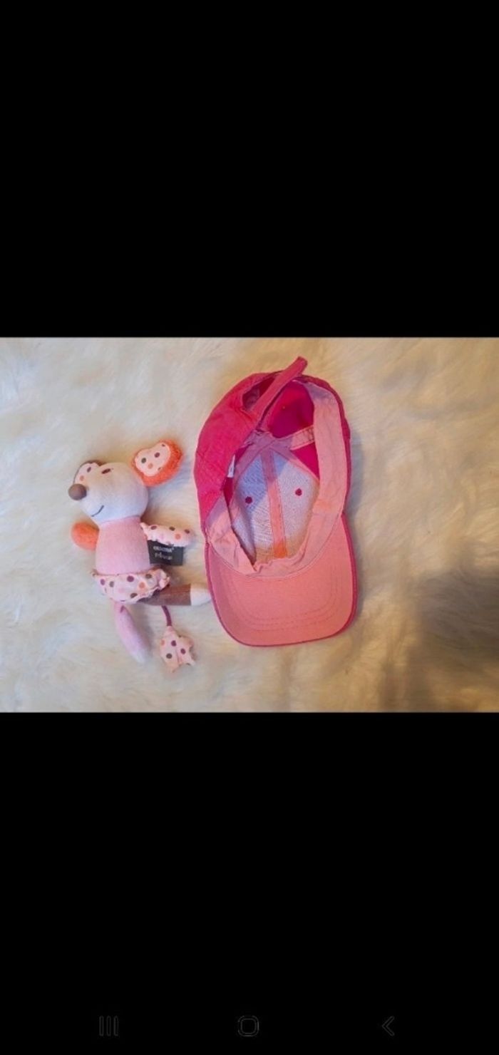 Casquette rose 52 cm - photo numéro 2