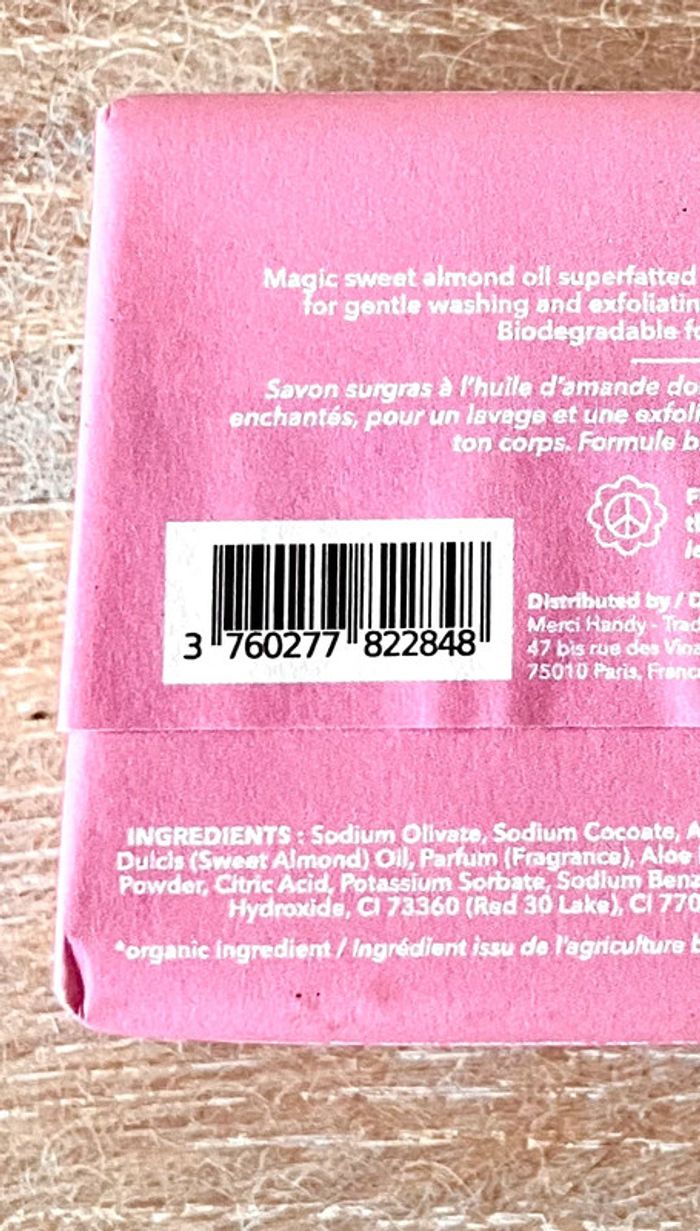 Merci Handy savon nettoyant surgras Flower power neuf - photo numéro 3