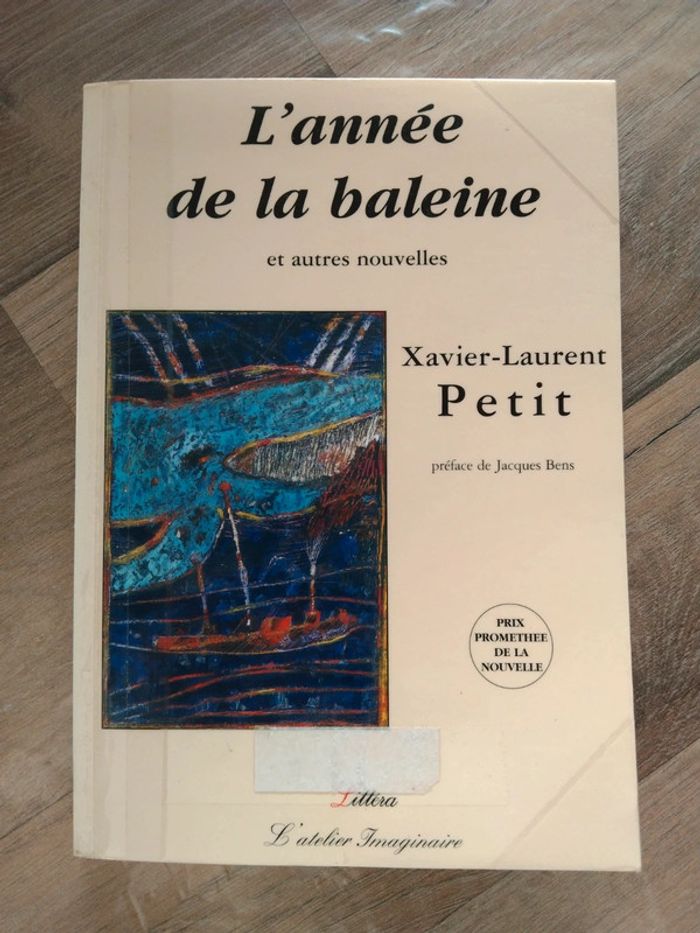 Livre l'année de la baleine