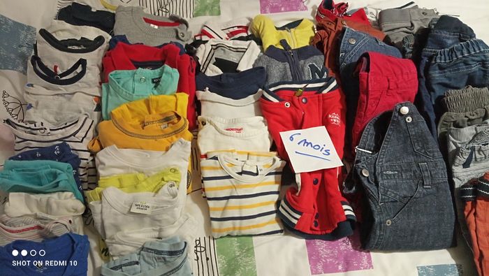 Lot habit garçon 6 mois