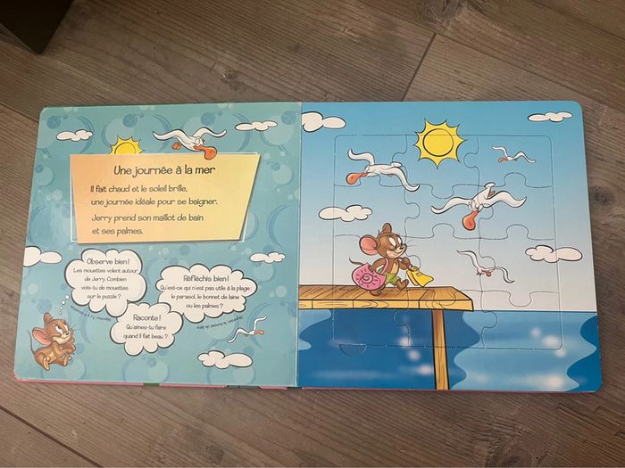 Tom et Jerry mon livre puzzle géant - photo numéro 2