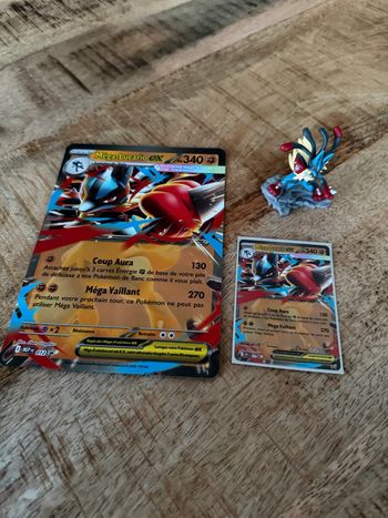 Ensemble Pokémon méga lucario ex MEP 12 