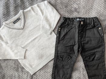 TBE, pull et pantalon In Extenso, 9/12 mois