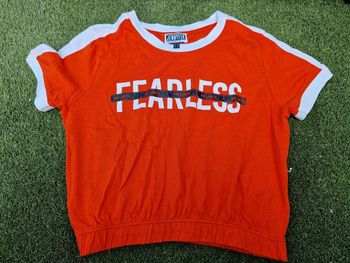 Tee shirt taille xs orange jennyfer taille 34