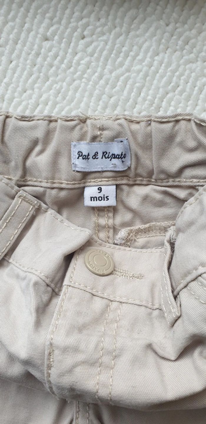 Jeans beige 9 mois - photo numéro 3